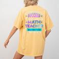 If At First You Don't Succeed Try Doing Your Math Teacher Women's Comfort Colors T-Shirt Back Print Mustard If At First You Don't Succeed Try Doing Your Math Teacher Women's Comfort Colors T-Shirt Back Print Mustard