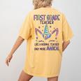 First Grade Teacher Definition Women's Comfort Colors T-Shirt Back Print Mustard First Grade Teacher Definition Women's Comfort Colors T-Shirt Back Print Mustard