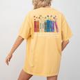 Floral Books Never Underestimate A Public School Teacher Women's Comfort Colors T-Shirt Back Print Mustard Floral Books Never Underestimate A Public School Teacher Women's Comfort Colors T-Shirt Back Print Mustard