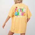 In My Fourth Grade Era 4th Grade Girl Teacher Back To School Women's Comfort Colors T-Shirt Back Print Mustard