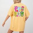 Fri-Yay Happy Friday Weekend Teacher Back To School Women's Comfort Colors T-Shirt Back Print Mustard Fri-Yay Happy Friday Weekend Teacher Back To School Women's Comfort Colors T-Shirt Back Print Mustard
