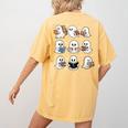 Ghosts With Books Library Halloween Men Women Kids Teacher Women's Comfort Colors T-Shirt Back Print Mustard Ghosts With Books Library Halloween Men Women Kids Teacher Women's Comfort Colors T-Shirt Back Print Mustard
