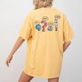 Grammar Teacher Punctuation English First Day Back To School Women's Comfort Colors T-Shirt Back Print Mustard Grammar Teacher Punctuation English First Day Back To School Women's Comfort Colors T-Shirt Back Print Mustard