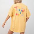 Groovy Its A Good Day To Dance Dance Teacher Women's Comfort Colors T-Shirt Back Print Mustard Groovy Its A Good Day To Dance Dance Teacher Women's Comfort Colors T-Shirt Back Print Mustard
