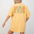 Groovy I Speak Fluent Toddler Daycare Provider Teacher Women's Comfort Colors T-Shirt Back Print Mustard Groovy I Speak Fluent Toddler Daycare Provider Teacher Women's Comfort Colors T-Shirt Back Print Mustard