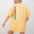 Growth Mindset Shirt Positive School Classroom Teacher Women's Comfort Colors T-Shirt Back Print Mustard Growth Mindset Shirt Positive School Classroom Teacher Women's Comfort Colors T-Shirt Back Print Mustard