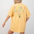 Growth Mindset Shirt For Teacher Mistakes Help Us Grow Women's Comfort Colors T-Shirt Back Print Mustard Growth Mindset Shirt For Teacher Mistakes Help Us Grow Women's Comfort Colors T-Shirt Back Print Mustard