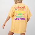 Growth Mindset Teacher Positive Message Inspirational Quote Women's Comfort Colors T-Shirt Back Print Mustard Growth Mindset Teacher Positive Message Inspirational Quote Women's Comfort Colors T-Shirt Back Print Mustard