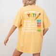 Growth Mindset Teacher Power Of Yet Inspirational Women's Comfort Colors T-Shirt Back Print Mustard Growth Mindset Teacher Power Of Yet Inspirational Women's Comfort Colors T-Shirt Back Print Mustard