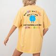 Growth Mindset Tee Teacher Quotes Men Women Kids Women's Comfort Colors T-Shirt Back Print Mustard