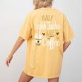 Half Coffee Half English Teacher English Teacher Men Women Women's Comfort Colors T-Shirt Back Print Mustard Half Coffee Half English Teacher English Teacher Men Women Women's Comfort Colors T-Shirt Back Print Mustard