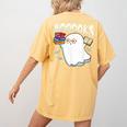 Halloween Books Librarian English Teacher Reader Reading Women's Comfort Colors T-Shirt Back Print Mustard Halloween Books Librarian English Teacher Reader Reading Women's Comfort Colors T-Shirt Back Print Mustard