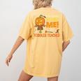 Halloween You Can't Scare Toddler Teacher For Men Women Women's Comfort Colors T-Shirt Back Print Mustard Halloween You Can't Scare Toddler Teacher For Men Women Women's Comfort Colors T-Shirt Back Print Mustard