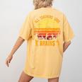 Halloween Costume Teacher Love Brains Zombie Women's Comfort Colors T-Shirt Back Print Mustard Halloween Costume Teacher Love Brains Zombie Women's Comfort Colors T-Shirt Back Print Mustard