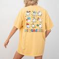 Halloween PE Teacher Spooky Physical Education Teacher Women's Comfort Colors T-Shirt Back Print Mustard Halloween PE Teacher Spooky Physical Education Teacher Women's Comfort Colors T-Shirt Back Print Mustard