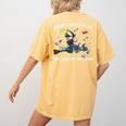 Halloween There's Room On My Broom For You Too Teacher Women's Comfort Colors T-Shirt Back Print Mustard Halloween There's Room On My Broom For You Too Teacher Women's Comfort Colors T-Shirt Back Print Mustard