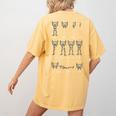 Halloween Skeleton Math Fraction Teacher Men Women Women's Comfort Colors T-Shirt Back Print Mustard Halloween Skeleton Math Fraction Teacher Men Women Women's Comfort Colors T-Shirt Back Print Mustard