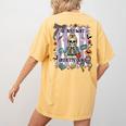 Halloween Skeleton Teacher I'Ll Just Wait Until It's Quiet Women's Comfort Colors T-Shirt Back Print Mustard Halloween Skeleton Teacher I'Ll Just Wait Until It's Quiet Women's Comfort Colors T-Shirt Back Print Mustard