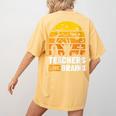 Halloween Teachers Science Math Teachers Love Brains Women's Comfort Colors T-Shirt Back Print Mustard Halloween Teachers Science Math Teachers Love Brains Women's Comfort Colors T-Shirt Back Print Mustard