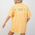 Happy Last Day Of School Shirt Men Women Teacher Student Women's Comfort Colors T-Shirt Back Print Mustard Happy Last Day Of School Shirt Men Women Teacher Student Women's Comfort Colors T-Shirt Back Print Mustard
