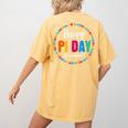 Happy Pi Day Pie Math Coach Teacher Pi Day Lover Nerdy Women's Comfort Colors T-Shirt Back Print Mustard Happy Pi Day Pie Math Coach Teacher Pi Day Lover Nerdy Women's Comfort Colors T-Shirt Back Print Mustard