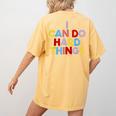 I Can Do Hard Things Teacher Inspiration Do Hard Things Women's Comfort Colors T-Shirt Back Print Mustard I Can Do Hard Things Teacher Inspiration Do Hard Things Women's Comfort Colors T-Shirt Back Print Mustard