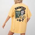 Haunted 67 Skeleton Math Teacher Halloween Costume Math Pun Women's Comfort Colors T-Shirt Back Print Mustard Haunted 67 Skeleton Math Teacher Halloween Costume Math Pun Women's Comfort Colors T-Shirt Back Print Mustard