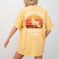 Hocus Pocus Everybody Focus Witch Halloween Teacher Women Women's Comfort Colors T-Shirt Back Print Mustard