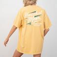 Homeschool Life Homeschool Mom Homeschool Dad Teacher Kids Women's Comfort Colors T-Shirt Back Print Mustard