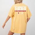 Humor Teacher Empty Battery Power Men Women Women's Comfort Colors T-Shirt Back Print Mustard Humor Teacher Empty Battery Power Men Women Women's Comfort Colors T-Shirt Back Print Mustard