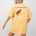 Hypotemoose Mathematics Teacher Mathematician Math Geek Women's Comfort Colors T-Shirt Back Print Mustard