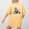 I'Ll Just Wait Until It's Quiet Halloween Teacher Mom Women's Comfort Colors T-Shirt Back Print Mustard I'Ll Just Wait Until It's Quiet Halloween Teacher Mom Women's Comfort Colors T-Shirt Back Print Mustard