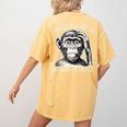 Well I'Ll Be a Monkey's Uncle Teacher And Student Women's Comfort Colors T-Shirt Back Print Mustard Well I'Ll Be a Monkey's Uncle Teacher And Student Women's Comfort Colors T-Shirt Back Print Mustard