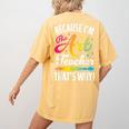 Because I'm The Art Teacher That's Why Artists Men Women Women's Comfort Colors T-Shirt Back Print Mustard Because I'm The Art Teacher That's Why Artists Men Women Women's Comfort Colors T-Shirt Back Print Mustard
