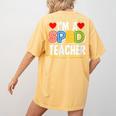 I'm A SPED Teacher Special Education Teacher Women's Comfort Colors T-Shirt Back Print Mustard I'm A SPED Teacher Special Education Teacher Women's Comfort Colors T-Shirt Back Print Mustard