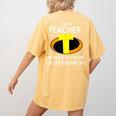 I'm a Teacher What's Your Superpower Teacher Women's Comfort Colors T-Shirt Back Print Mustard I'm a Teacher What's Your Superpower Teacher Women's Comfort Colors T-Shirt Back Print Mustard