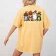 Inclusion Isn't Scary SLP Halloween Sped Teacher Animal Women's Comfort Colors T-Shirt Back Print Mustard