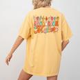 Inclusion Matters Groovy American Sign Language ASL Teacher For Men Women Women's Comfort Colors T-Shirt Back Print Mustard