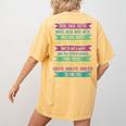 Their There And They'Re English Teacher Men Women Women's Comfort Colors T-Shirt Back Print Mustard Their There And They'Re English Teacher Men Women Women's Comfort Colors T-Shirt Back Print Mustard