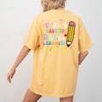 It's Beautiful Day For Learning Teacher Students Girls Boys Women's Comfort Colors T-Shirt Back Print Mustard It's Beautiful Day For Learning Teacher Students Girls Boys Women's Comfort Colors T-Shirt Back Print Mustard