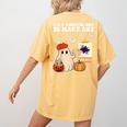 It's A Bootiful Day To Make Art Groovy Art Teacher Halloween Women's Comfort Colors T-Shirt Back Print Mustard It's A Bootiful Day To Make Art Groovy Art Teacher Halloween Women's Comfort Colors T-Shirt Back Print Mustard