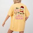 It's Cool To Be a Infant Teacher Snowman Winter Christmas Women's Comfort Colors T-Shirt Back Print Mustard It's Cool To Be a Infant Teacher Snowman Winter Christmas Women's Comfort Colors T-Shirt Back Print Mustard