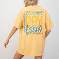 It's A Fine Day To Write An Essay Class English Teacher Women's Comfort Colors T-Shirt Back Print Mustard