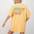 It's A Good Day To Teach Fourth Grade 4th Grade Teacher Women's Comfort Colors T-Shirt Back Print Mustard It's A Good Day To Teach Fourth Grade 4th Grade Teacher Women's Comfort Colors T-Shirt Back Print Mustard