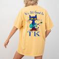 Its All Good In TK Cat Transitional Kindergarten Teacher Kid Women's Comfort Colors T-Shirt Back Print Mustard Its All Good In TK Cat Transitional Kindergarten Teacher Kid Women's Comfort Colors T-Shirt Back Print Mustard