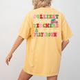 Jolliest Bunch Of Teachers This Side Of The Playground X-Mas Women's Comfort Colors T-Shirt Back Print Mustard Jolliest Bunch Of Teachers This Side Of The Playground X-Mas Women's Comfort Colors T-Shirt Back Print Mustard