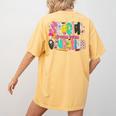 Kids Back To School Teachers Special Education Dream Team Women's Comfort Colors T-Shirt Back Print Mustard Kids Back To School Teachers Special Education Dream Team Women's Comfort Colors T-Shirt Back Print Mustard