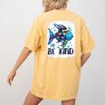 Be Kind Rainbow Fish Teacher Life Back To School Teaching Men Women Women's Comfort Colors T-Shirt Back Print Mustard Be Kind Rainbow Fish Teacher Life Back To School Teaching Men Women Women's Comfort Colors T-Shirt Back Print Mustard