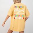 Kindergarten Where The Adventure Begins Shirt Children's Teacher Women's Comfort Colors T-Shirt Back Print Mustard Kindergarten Where The Adventure Begins Shirt Children's Teacher Women's Comfort Colors T-Shirt Back Print Mustard