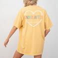 Kindergarten Crew Kinder Crew Teacher Squad Team Preschool Women's Comfort Colors T-Shirt Back Print Mustard Kindergarten Crew Kinder Crew Teacher Squad Team Preschool Women's Comfort Colors T-Shirt Back Print Mustard